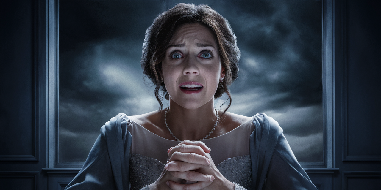 scared woman